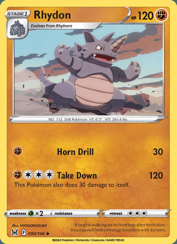 Rhydon - Lost Origin (Uncommon) [LOR-090] Imagen principal del producto