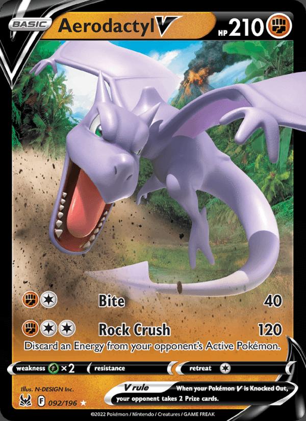 Aerodactyl V - Lost Origin (Ultra Rare) [LOR-092] Image principale du produit