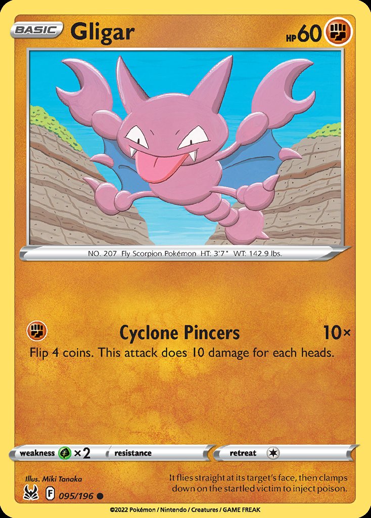 Gligar - Lost Origin (Common) [LOR-095] Image principale du produit