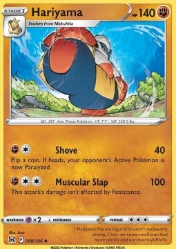 Hariyama - Lost Origin (Uncommon) [LOR-098] Hover Image