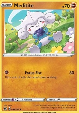 Meditite - Lost Origin (Common) [LOR-099] Main image