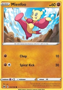 Mienfoo - Lost Origin (Common) [LOR-103] Hover Image