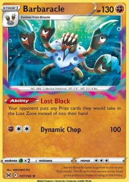 Barbaracle - Lost Origin (Holo Rare) [LOR-107] Main image