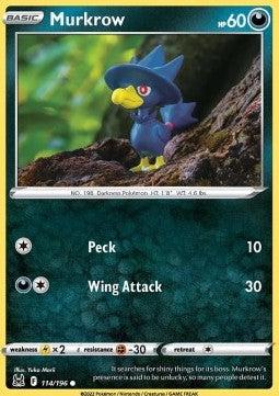 Murkrow - Lost Origin (Common) [LOR-114] Hover Image