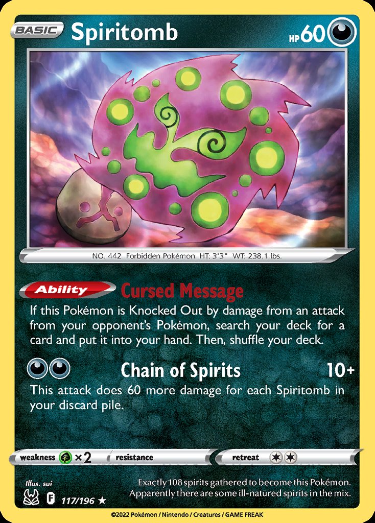 Spiritomb - Lost Origin (Rare) [LOR-117] Hoofdafbeelding