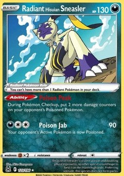 Radiant Hisuian Sneasler - Lost Origin (Ultra Rare) [LOR-123] Hover Image