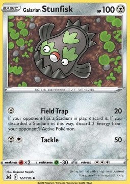 Galarian Stunfisk - Lost Origin (Uncommon) [LOR-127] Hover Image
