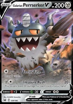 Galarian Perrserker V - Lost Origin (Ultra Rare) [LOR-129] Hover Image