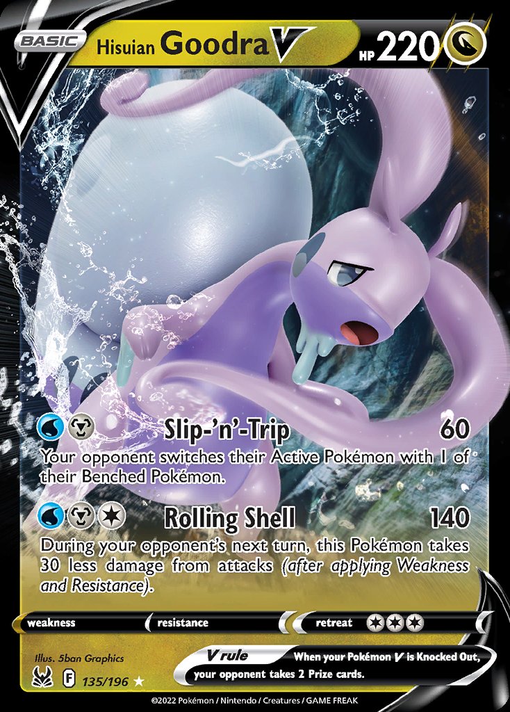 Hisuian Goodra V - Lost Origin (Ultra Rare) [LOR-135] Immagine principale del prodotto