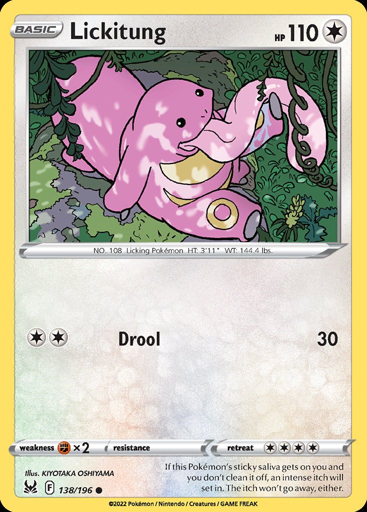 Lickitung - Lost Origin (Common) [LOR-138] Image principale du produit