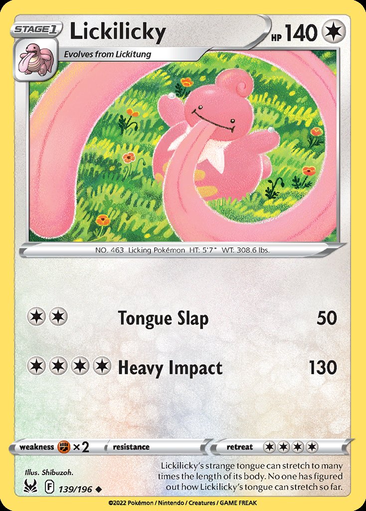 Lickilicky - Lost Origin (Uncommon) [LOR-139] Hoofdafbeelding