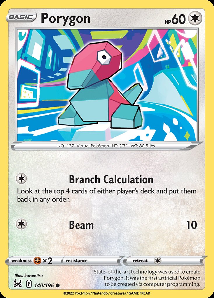 Porygon - Lost Origin (Common) [LOR-140] Imagen principal del producto