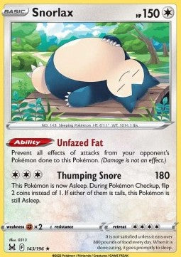 Snorlax - Lost Origin (Holo Rare) [LOR-143] Main image