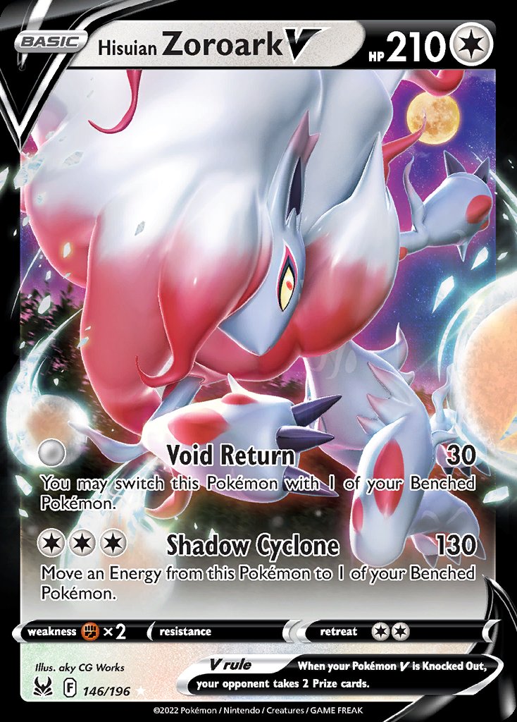 Hisuian Zoroark V - Lost Origin (Ultra Rare) [LOR-146] Hoofdafbeelding