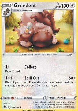 Greedent - Lost Origin (Rare) [LOR-151] Hover Image