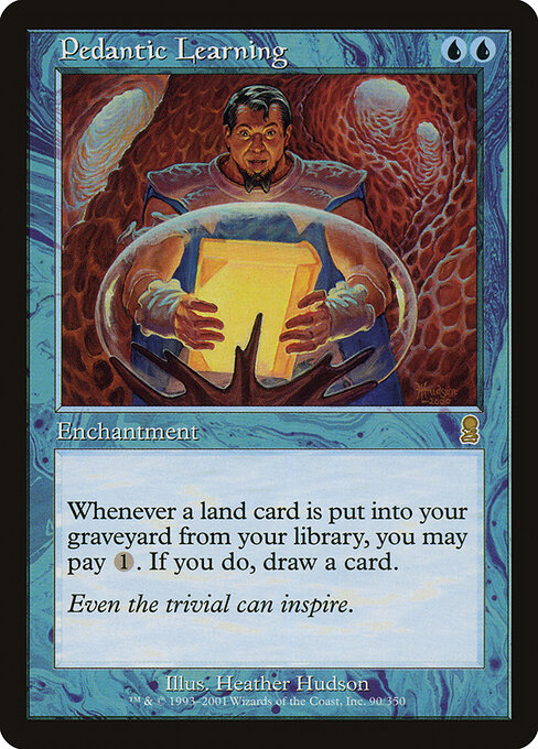 Pedantic Learning – Odyssey (ODY-90) Magic: The Gathering card
