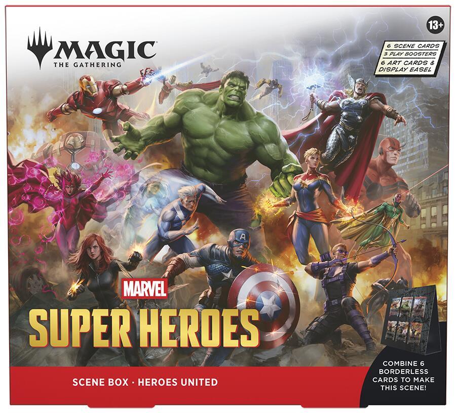 Magic Marvel Super Heroes Scene Box Heroes United - gesloten doos