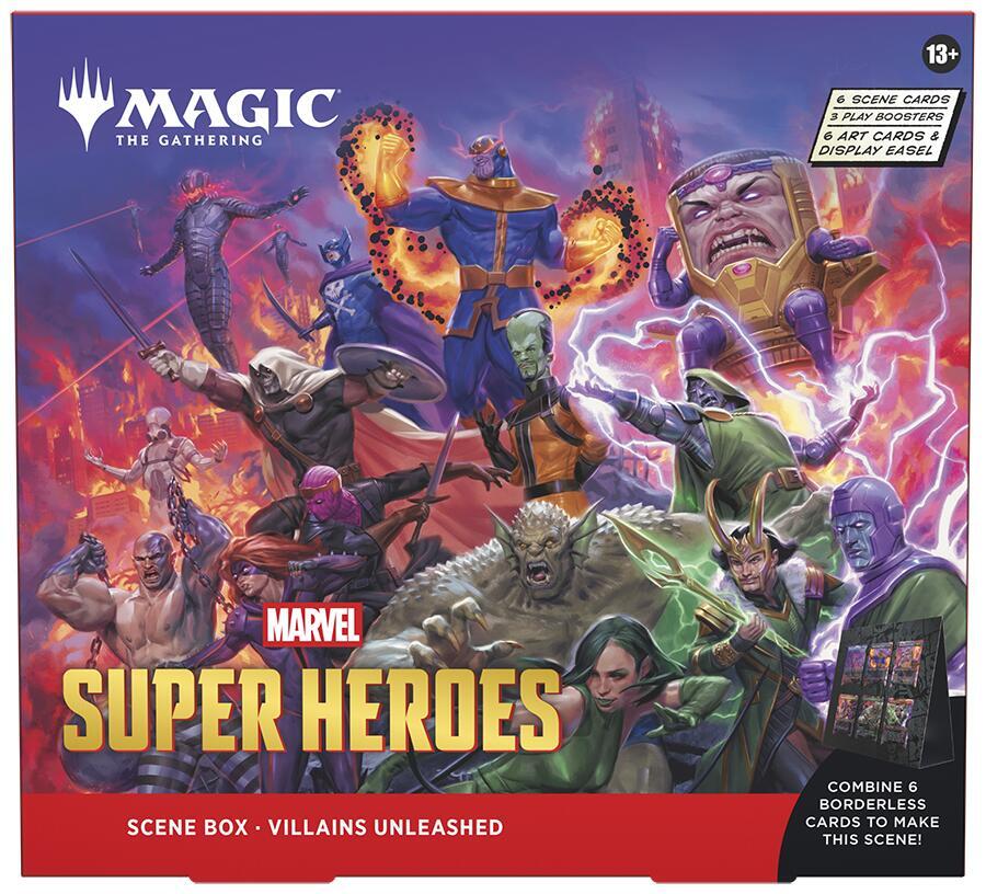 Magic Marvel Super Heroes Scene Box Villains Unleashed - gesloten doos
