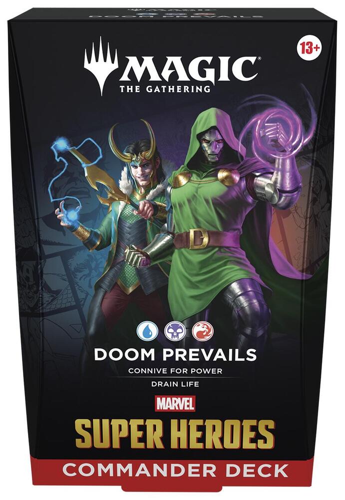 Magic Marvel Super Heroes Commander Deck Doom Prevails, gesloten doos Image principale du produit
