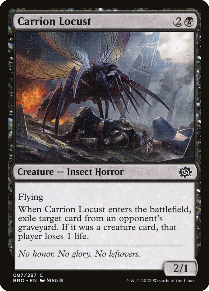 Carrion Locust - The Brothers' War (Common) [BRO-87]