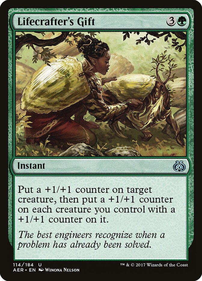 Lifecrafter's Gift - Aether Revolt (Uncommon) [AER-114] Image principale du produit