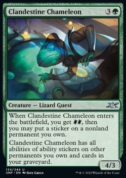 Clandestine Chameleon - Unfinity (Uncommon) [UNF-134] Hauptbild