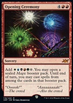 Opening Ceremony - Unfinity (Mythic) [UNF-118] Immagine principale del prodotto