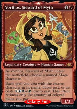 Vorthos, Steward of Myth (V.3) - Unfinity: Extras (Mythic) [XUNF-502] Immagine principale del prodotto
