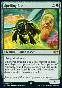 Spelling Bee - Unfinity (Rare) [UNF-155]