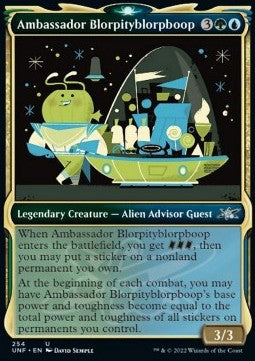 Ambassador Blorpityblorpboop (V.1) - Unfinity: Extras (Uncommon) [XUNF-254] Hauptbild