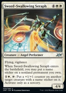 Sword-Swallowing Seraph - Unfinity (Uncommon) [UNF-30] Immagine principale del prodotto