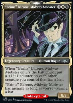 "Brims" Barone, Midway Mobster (V.3) - Unfinity: Extras (Uncommon) [XUNF-507]