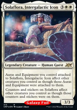 Solaflora, Intergalactic Icon (V.2) - Unfinity: Extras (Rare) [XUNF-313]