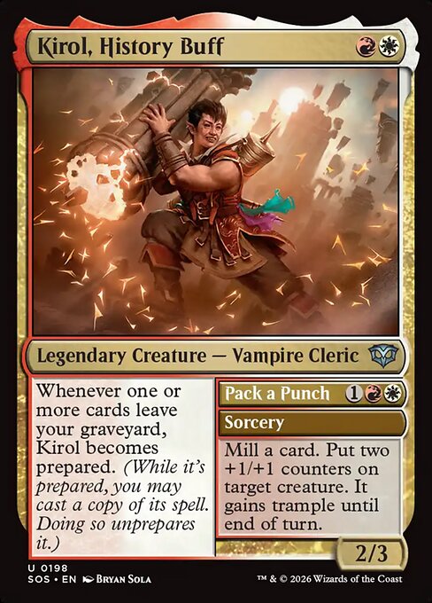 Kirol, History Buff // Pack a Punch – Secrets of Strixhaven (SOS-198) Magic: The Gathering card | LC-REM-20260804-15765058945356-676ba521-66e4-42cf-a315-70d03cb7334e Hauptbild