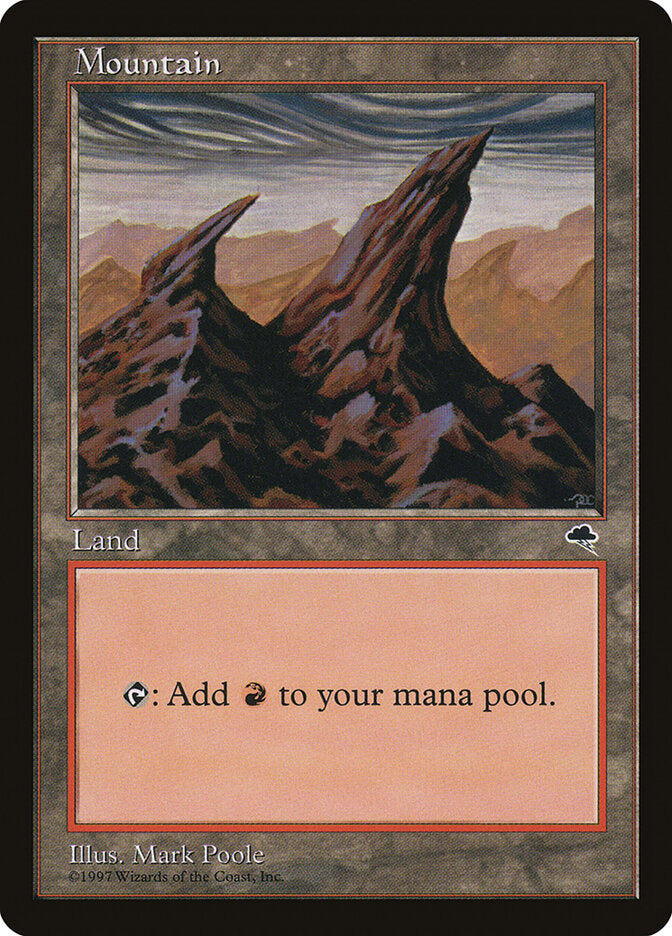 Magic-kaart Mountain TMP-344 uit Tempest (Land)