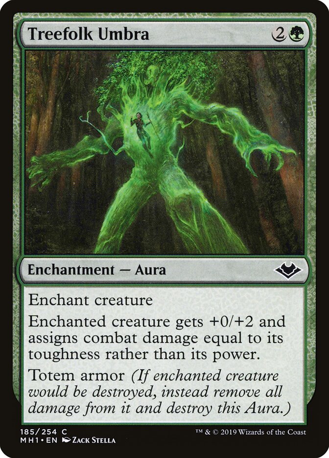 Treefolk Umbra - Modern Horizons (Common) [MH1-185]