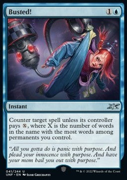 Busted! - Unfinity (Uncommon) [UNF-41]