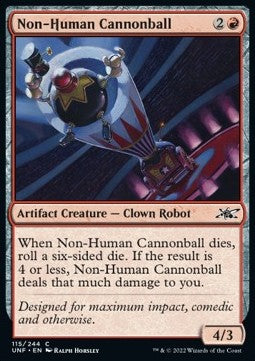 Non-Human Cannonball - Unfinity (Common) [UNF-115] Immagine principale del prodotto