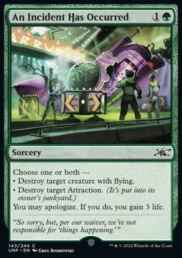 An Incident Has Occurred - Unfinity (Common) [UNF-143] Hover Image