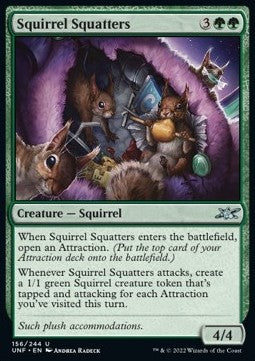 Squirrel Squatters - Unfinity (Uncommon) [UNF-156] Main image