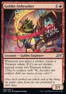 Goblin Airbrusher - Unfinity (Uncommon) [UNF-108] Main image