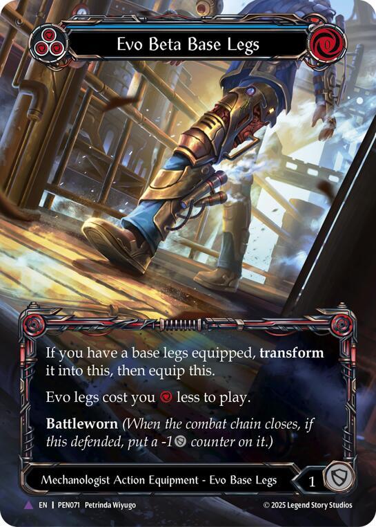Evo Beta Base Legs — Compendium Of Rathe (PEN-071) Flesh and Blood card