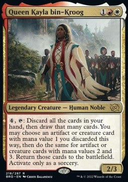 Queen Kayla bin-Kroog - The Brothers' War (Rare) [BRO-218] Hover Image