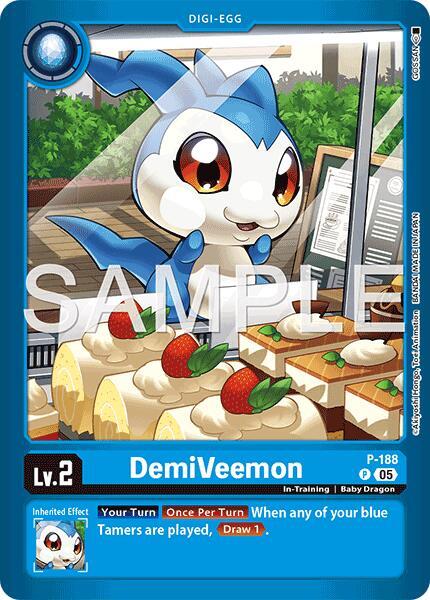 DemiVeemon (P-188) - Premium Bandai Products (Alternative Art) [PB-XX-P-188] — digimon card Hoofdafbeelding