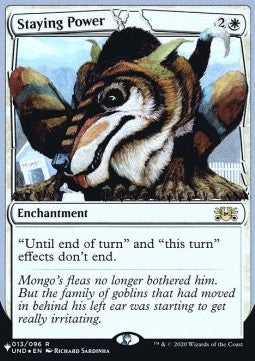 Staying Power - The List (Rare) [ZNL-13]