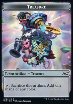 Treasure Token // Teddy Bear Token (Pink 2/2) (V.2) - Unfinity: Extras (Token) [XUNF-T 13/9]