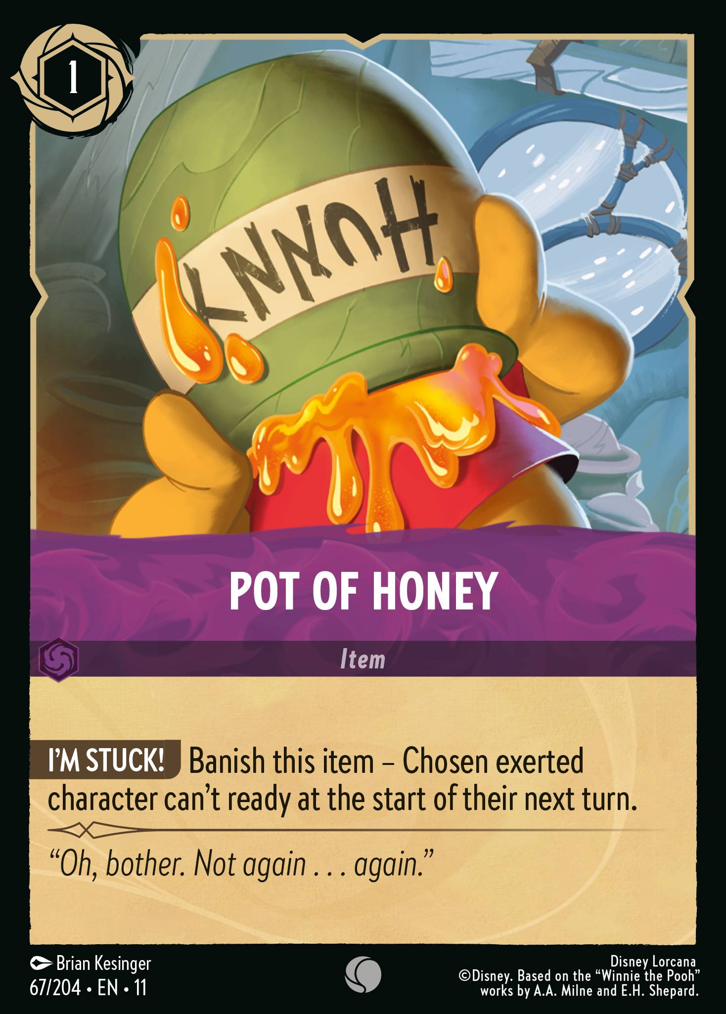 Pot of Honey — Winterspell (11WSP-67) Disney Lorcana card