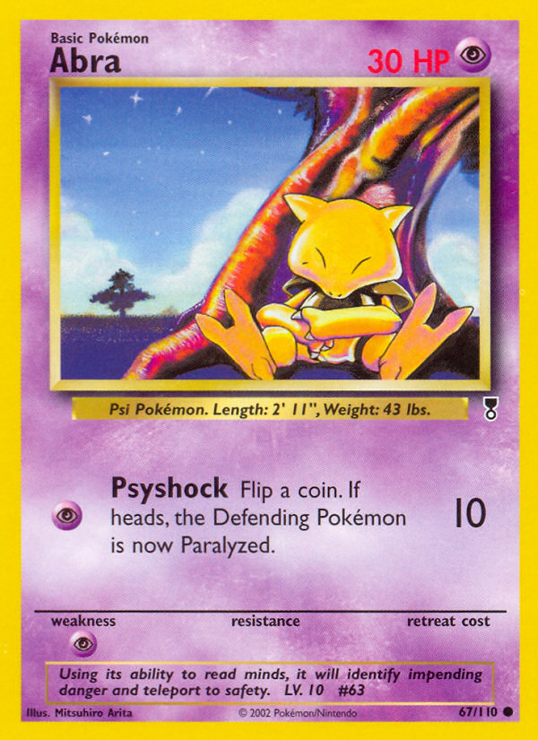 Abra – Legendary Collection 67 – Pokémon TCG single card