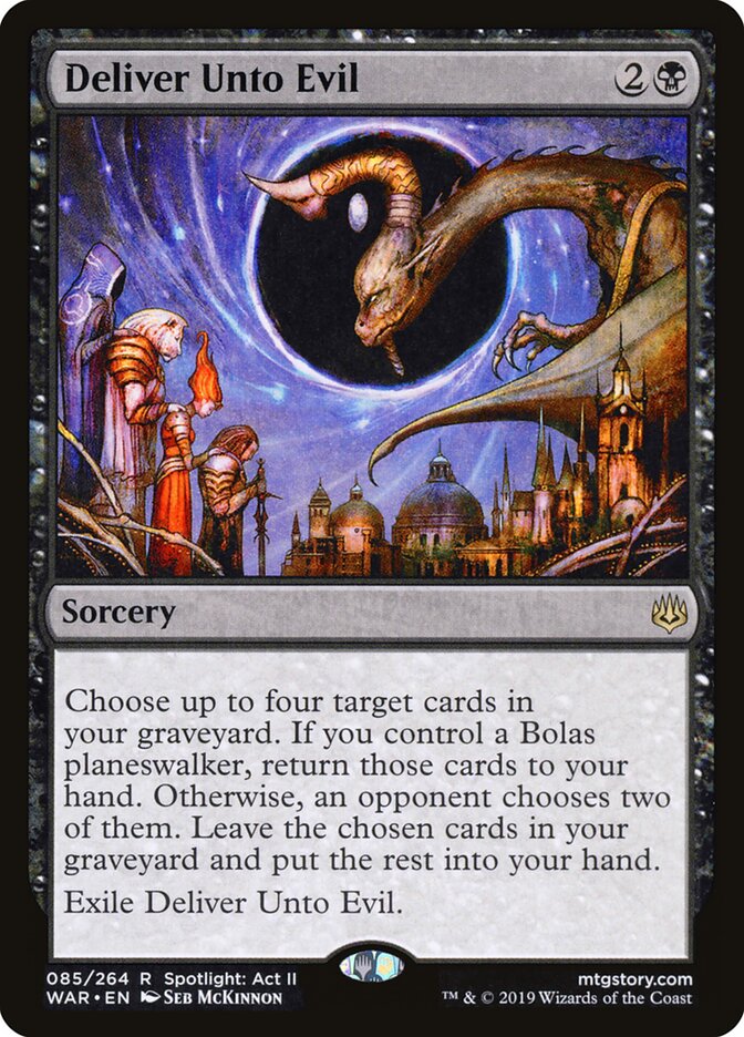 Deliver Unto Evil - War of the Spark (Rare) [WAR-85] Main image