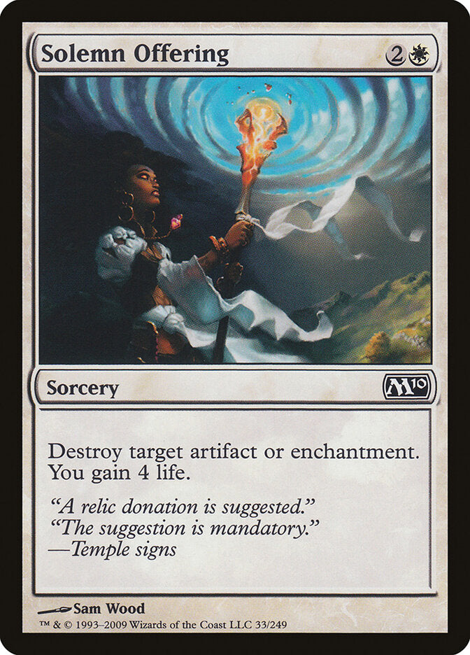 Solemn Offering - Magic 2010 (Common) [M10-33] Image principale du produit
